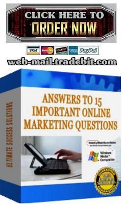 Product picture Answers To 15 Important Online Marketing Questions