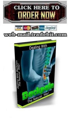 Product picture Dealing with Backpain the Natural Way