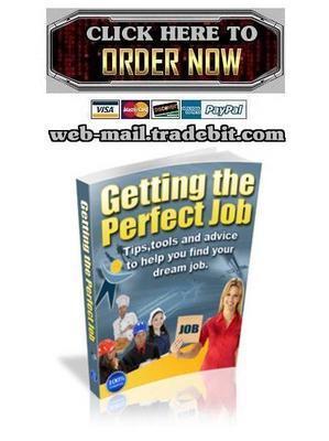Product picture Getting The Perfect Job