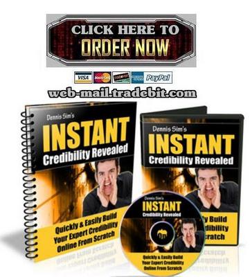 Product picture Instant Credibility Revealed