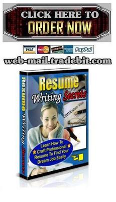 Product picture Resume Writing Secrets