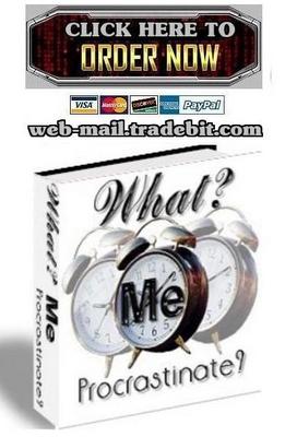 Product picture What Me? Procrastinate?