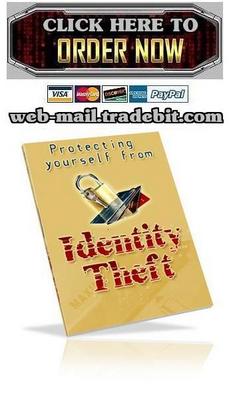 Product picture Protecting Yourself From Identity Theft