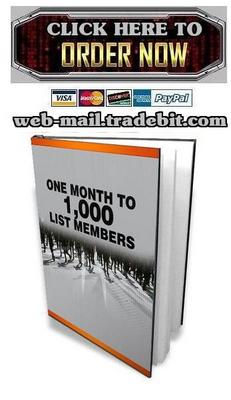 Product picture One Month To 1000 List Members