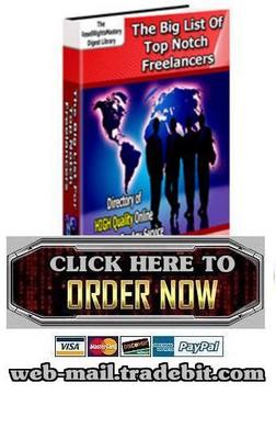 Product picture The Big List Of Top Notch Freelancers