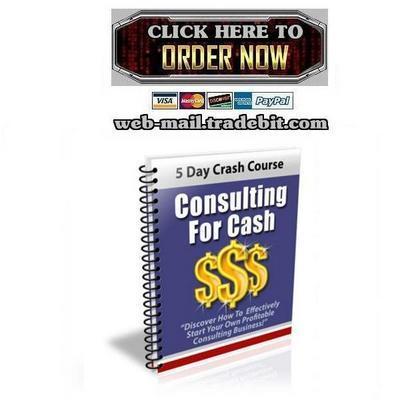 Product picture Consulting For Cash Crash Course