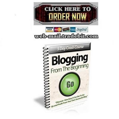 Product picture Blogging From The Beginning Crash Course