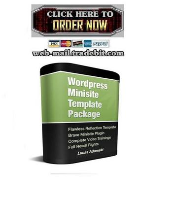 Product picture Wordpress Minisite Template Package