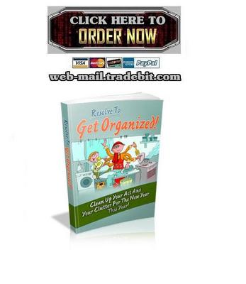 Product picture Resolve To Get Organized