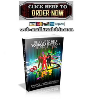 Product picture Resolve To Help Yourself Through Helping Others