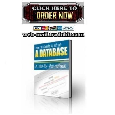 Product picture How To Create & Set Up A Database