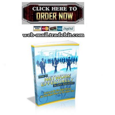 Product picture How To Network Effectively In Any Industry