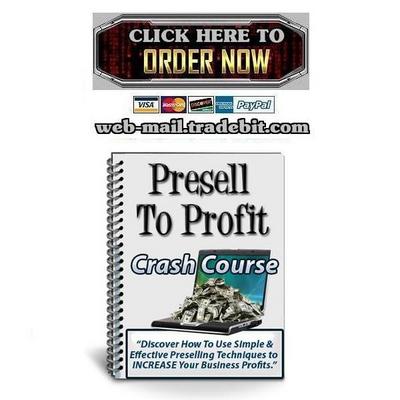 Product picture Presell to Profit Crash Course