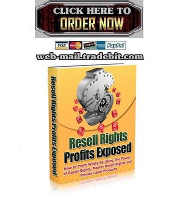Product picture Resell Rights Profits Exposed