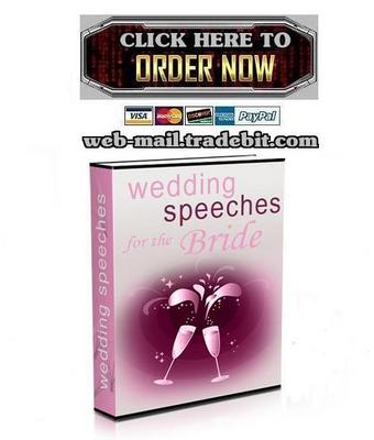 Product picture Wedding Speeches for the Bride