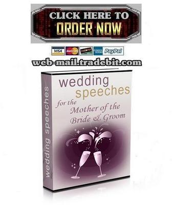 Product picture Wedding Speeches for the Mother of the Bride and Groom